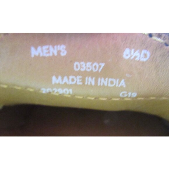 Cole Haan Mens Loafer Dress Shoes Brown Leather Pinch Tasseled Slip On 8.5D - Picture 5 of 7